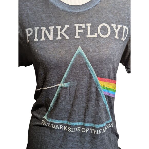 Pink Floyd Dark Side of the Moon T-Shirt Black Small S Prism Graphic Band Tee - Picture 2 of 6